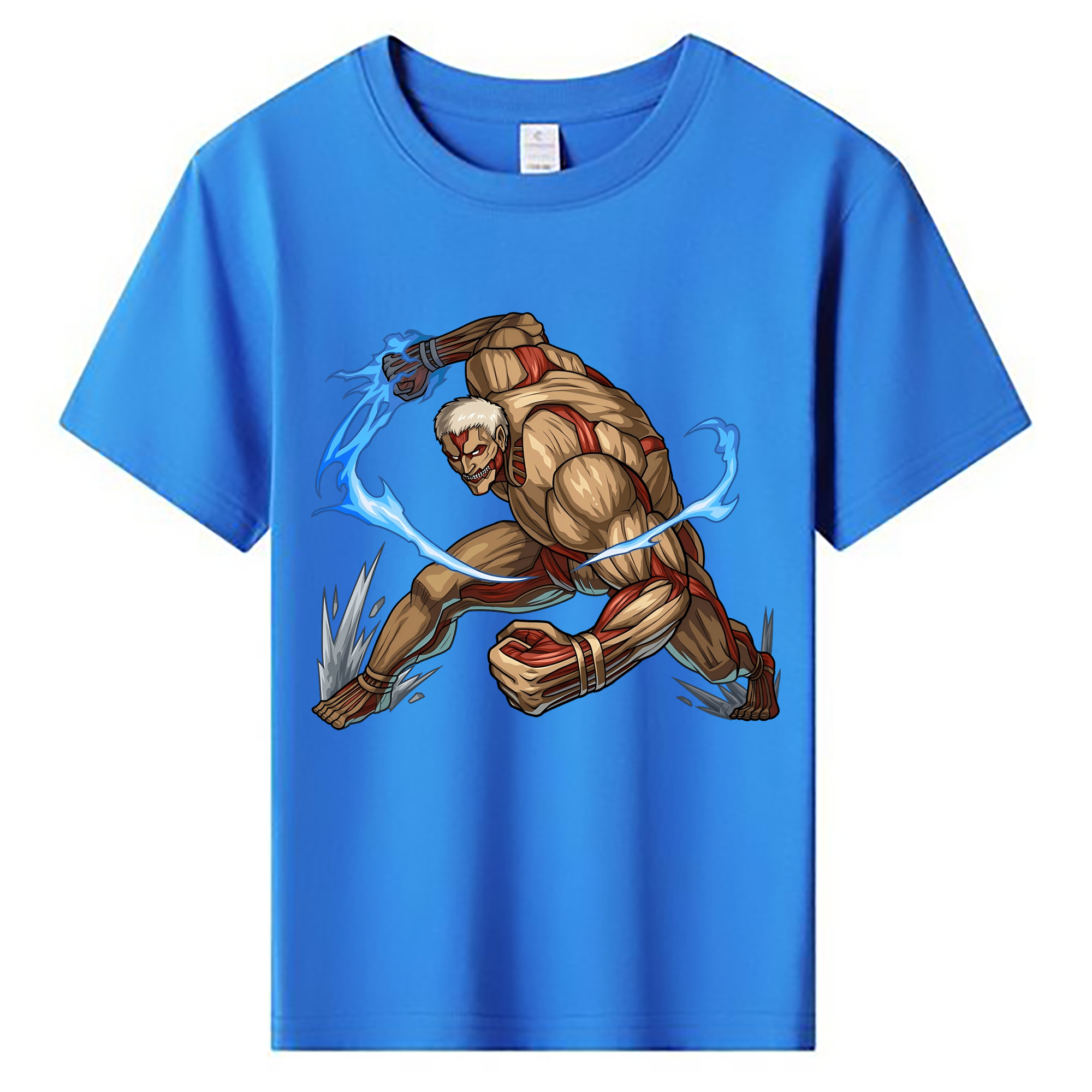（画像用） 進撃の巨人 Attack on Titan 綿100％キッズTシャツ（フロントプリント）